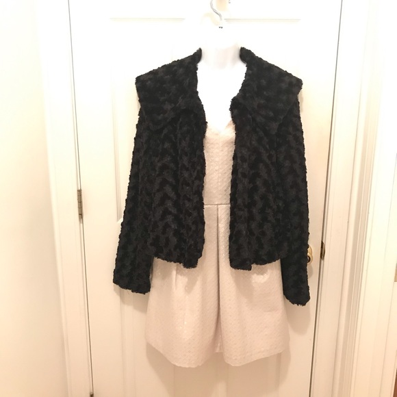 Fever black faux fur coat - Picture 8 of 8